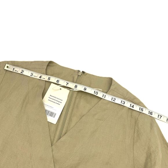 *EVERLANE Wrap Front Linen Jumpsuit Size 6 - Picture 9 of 15